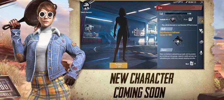 Новый персонаж САРА в PUBG Mobile
