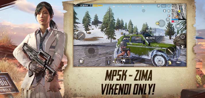 MP5K и ZIMA PUBG Mobile 0.15.5