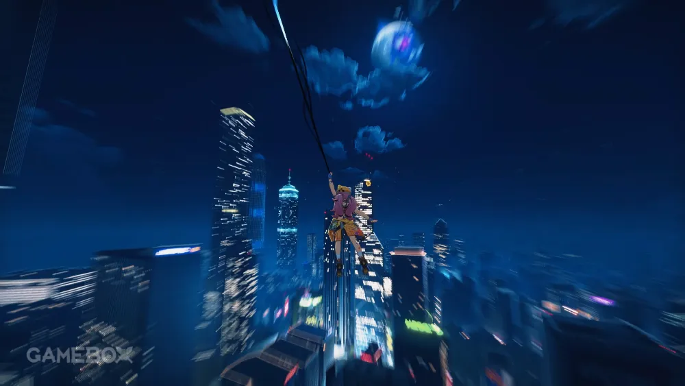Новые кадры с полетами по ночному городу в стиле Человека-паука.