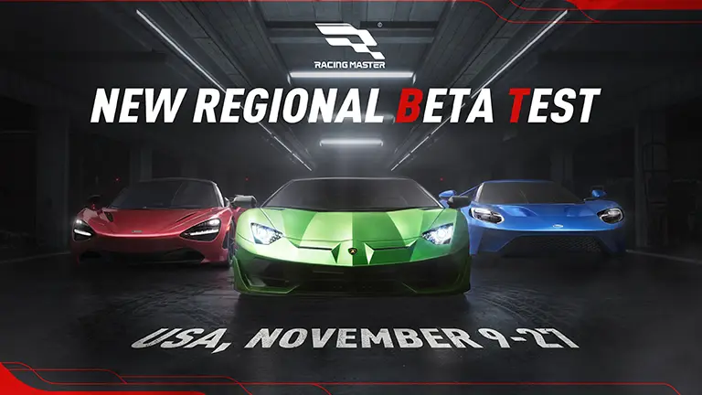 Четвертый бета-тест глобальной версии Racing Master пройдет в ноябре