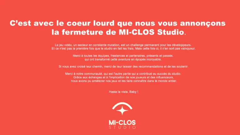 Mi-Clos Studio, создатели Out There и Sigma Theory, объявили о закрытии