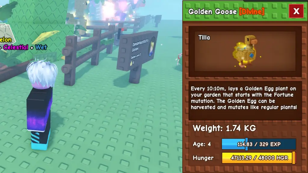 Что делает Золотой гусь (Golden Goose) в Вырасти Сад (Grow a Garden) и как его получить