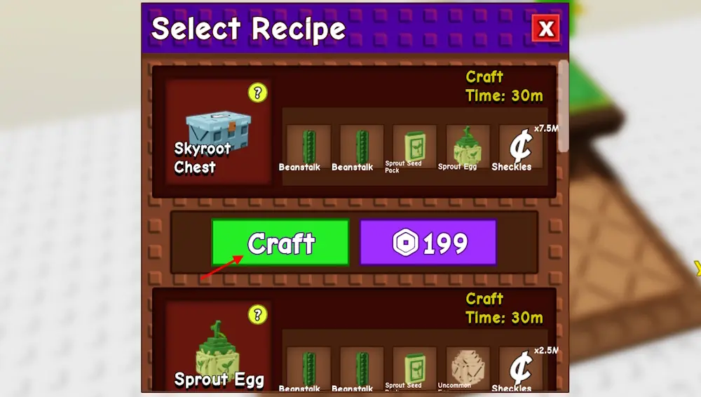 Сундук Скайрут (Skyroot) в Вырасти Сад (Grow a Garden) как получит и что даёт