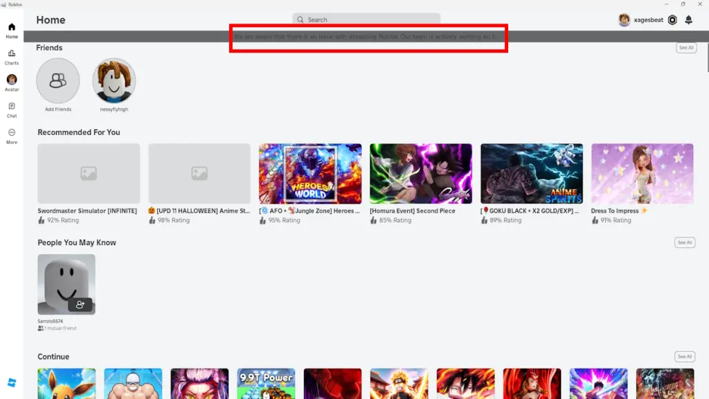 Roblox не работает из-за наплыва игроков в событие Admin Abuse War в Grow a Garden и Steal a Brainrot