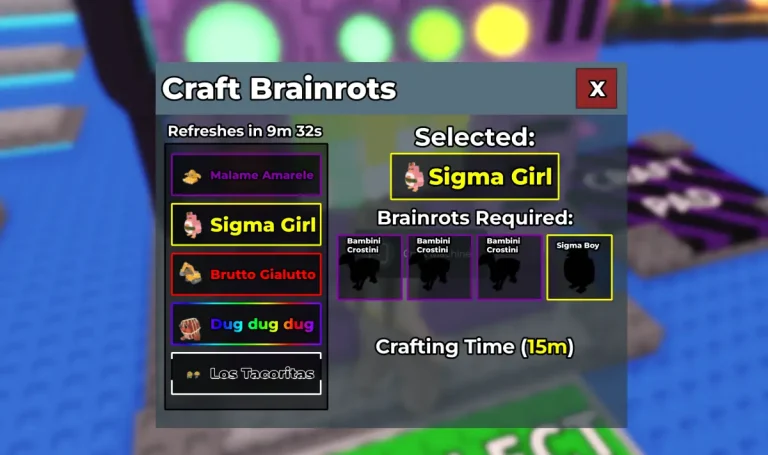 Сигма Гёрл (Sigma Girl) в Укради Брейнрот (Steal a Brainrot) как получить и характеристики