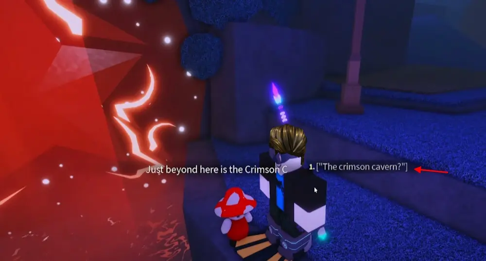 Как разблокировать Багровую пещеру (Crimson Cavern) в Fisch