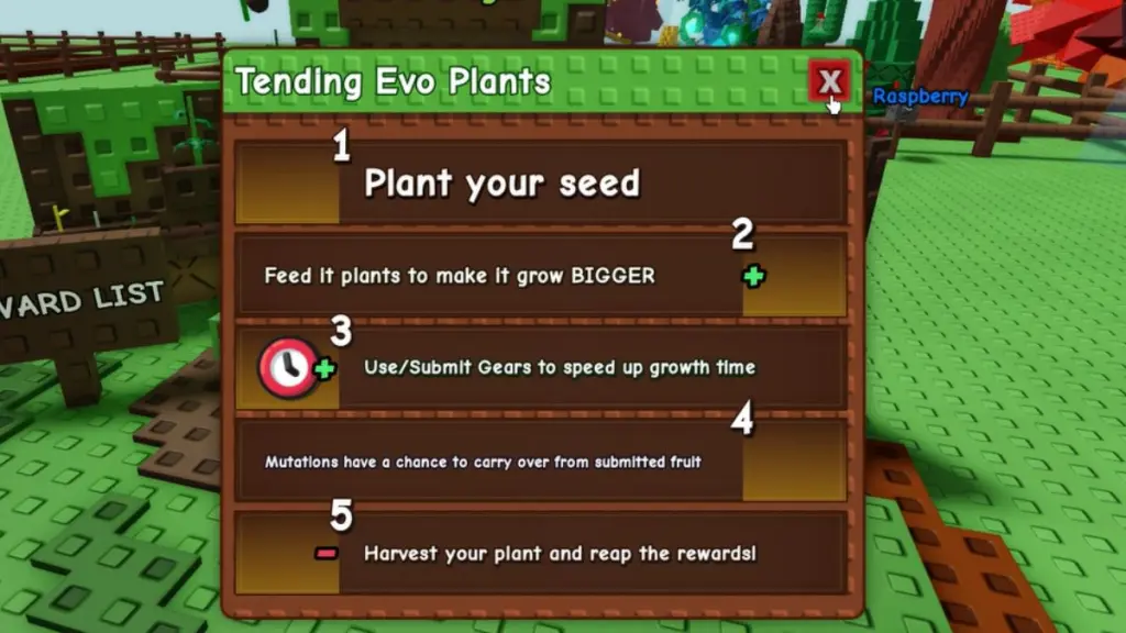 Как ухаживать за растениями в игре Вырасти Сад (Grow a Garden)