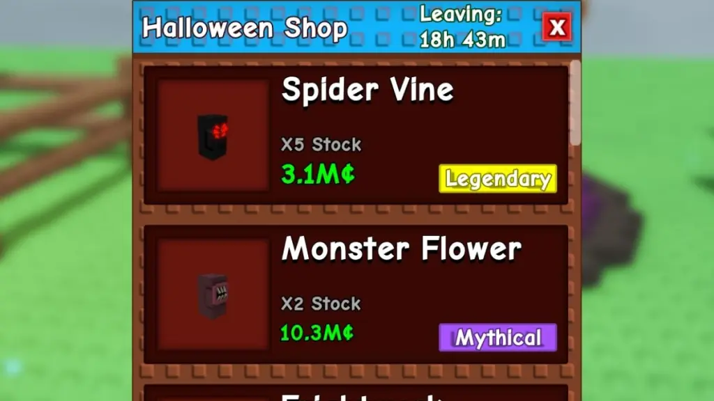 Гайд по Хэллоуинскому Торговцу (Halloween Merchant) в Вырасти Сад (Grow a Garden)