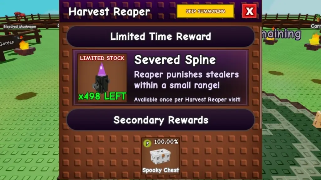 Как получить Жуткий Сундук (Spooky Chest) в Вырасти Сад (Grow a Garden)