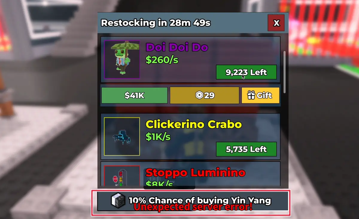 Дилер Брейнротов (Brainrot Dealer) в Укради брейнрот (Steal a Brainrot) как работает и почему Сэмми его удалит уже скоро