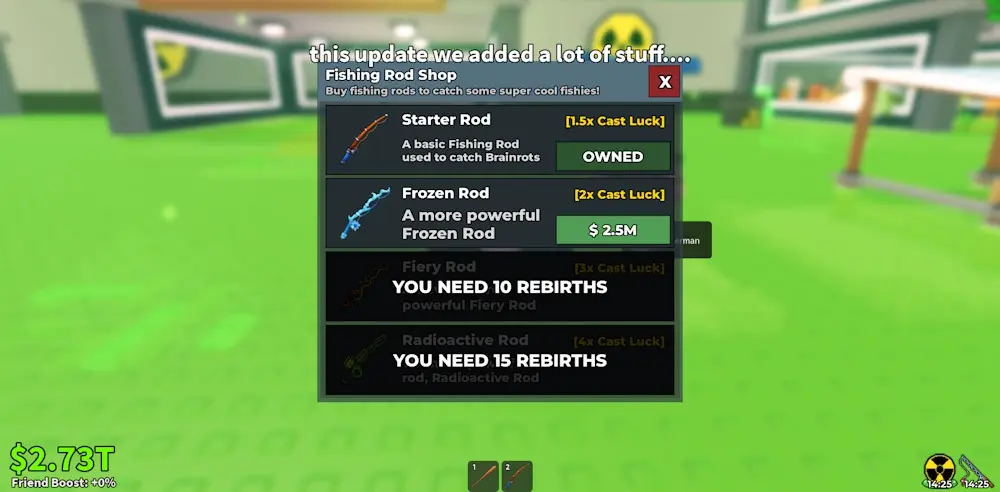 Гайд по рыбалке в Укради брейнрот (Steal a Brainrot)