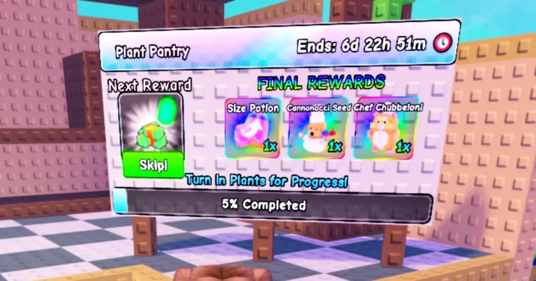 Полный гайд по событию Plant Pantry (Растительная кладовая) в Растения против мозгов (Plants vs Brainrots)