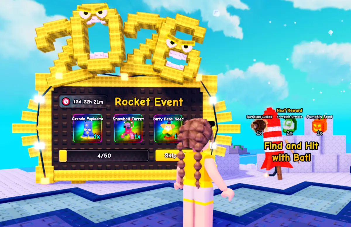 Гайд по событию Firework Rocket (Фейерверк-ракета) в Растения против мозгов (Plants vs Brainrots)