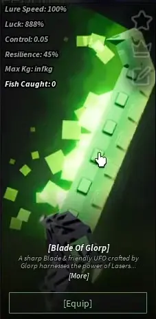 Как получить удочку Blade of Glorp в Fisch — гайд по квесту Glorp