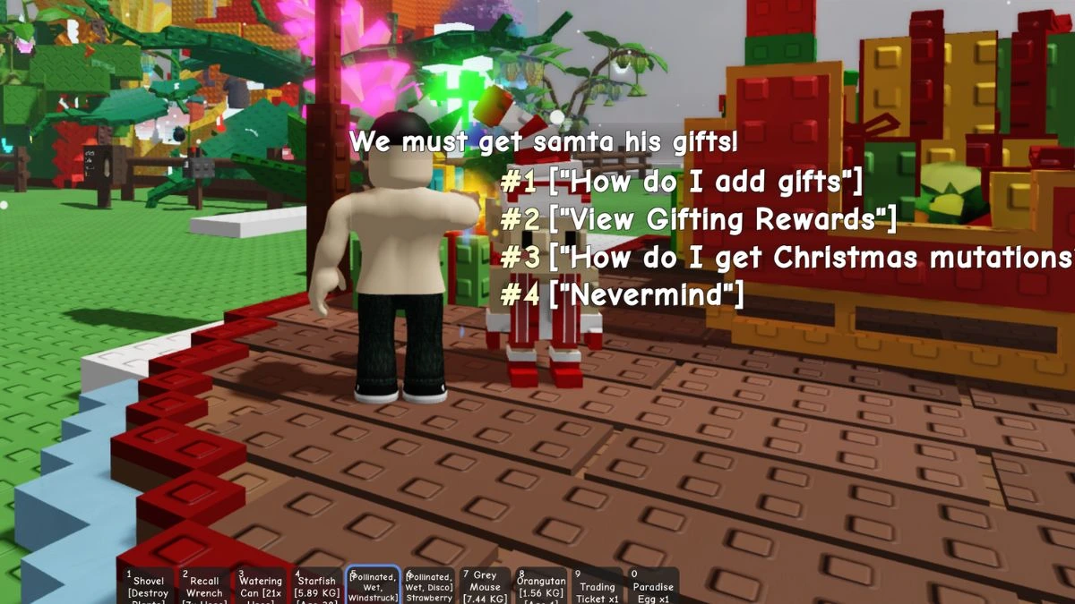 Как получить Рождественскую мутацию (Christmas Mutation) в Вырасти Сад (Grow a Garden)