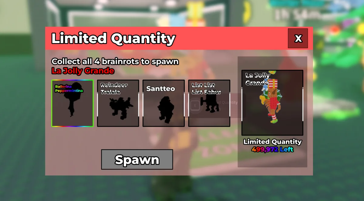 Как получить La Jolly Grande (Лa Джолли Гранде) в Укради брейнрот (Steal a Brainrot)