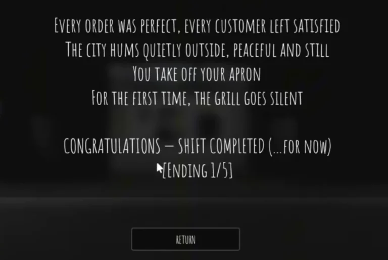 Все концовки в Scary Shawarma Kiosk объяснены