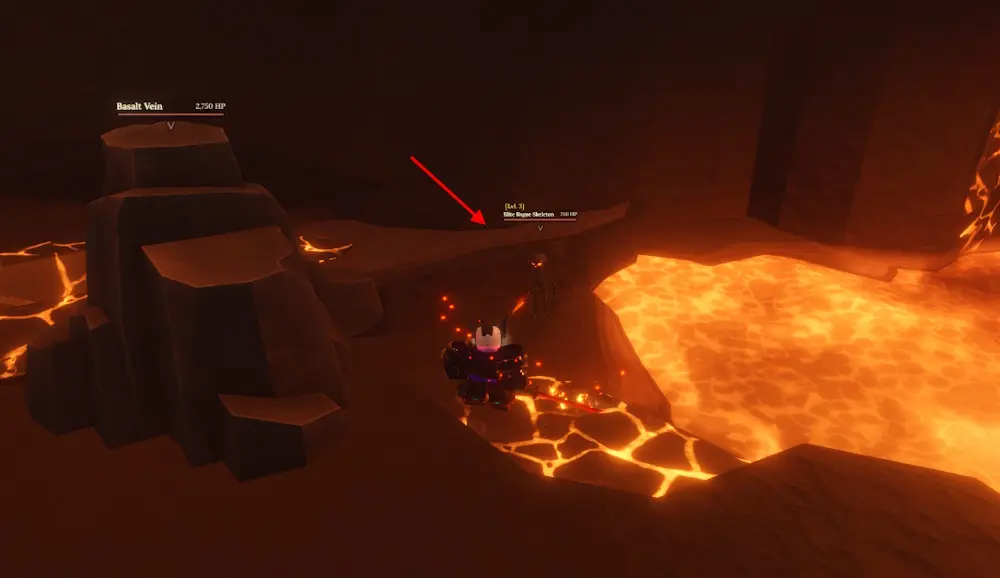 Местоположение Элитного Скелета-Разбойника в The Forge (Ковка)