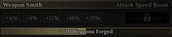 Все навыки и достижения в The Forge (Ковка)