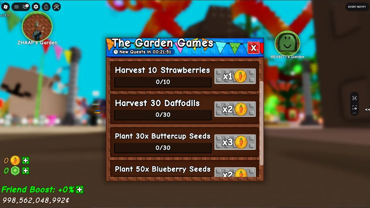 Как получить Carrot Coins (Морковные монеты) в Вырасти Сад (Grow a Garden)