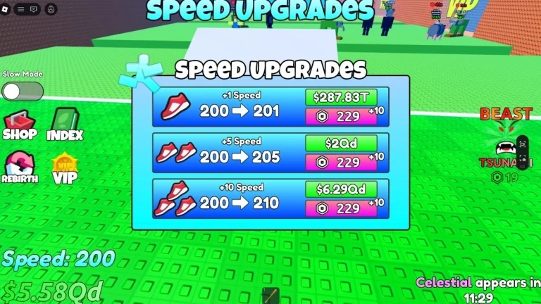 Все зоны в Escape Tsunami for Brainrots (Сбегите от цунами ради брейнротов) и кто в них находится