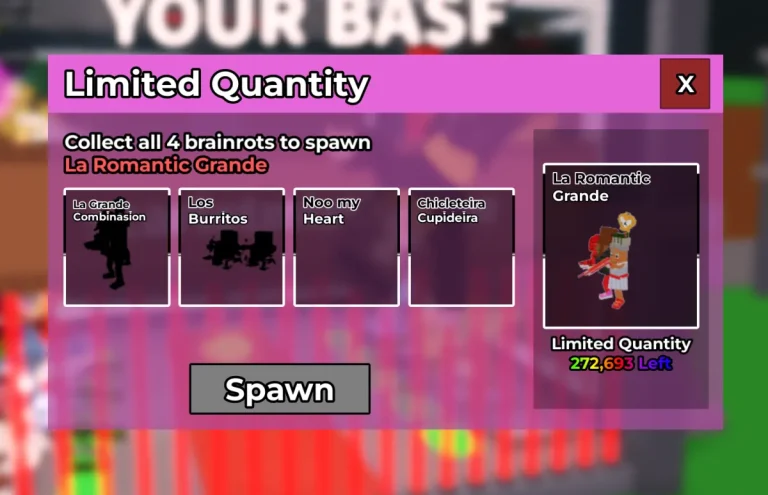 Как получить La Romantic Grande (Ла Романтик Гранде) в Укради брейнрот (Steal a Brainrot)