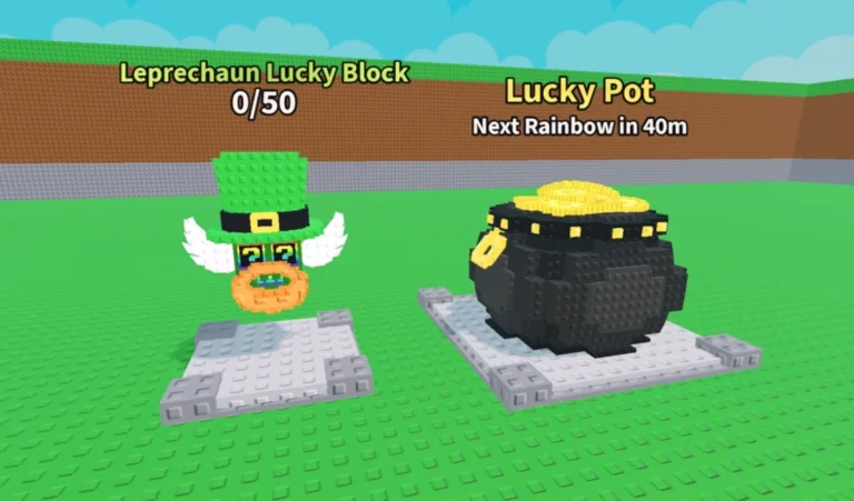 Как получить Leprechaun Lucky Block в Укради брейнрот (Steal a Brainrot): брейнроты внутри и шансы их получения