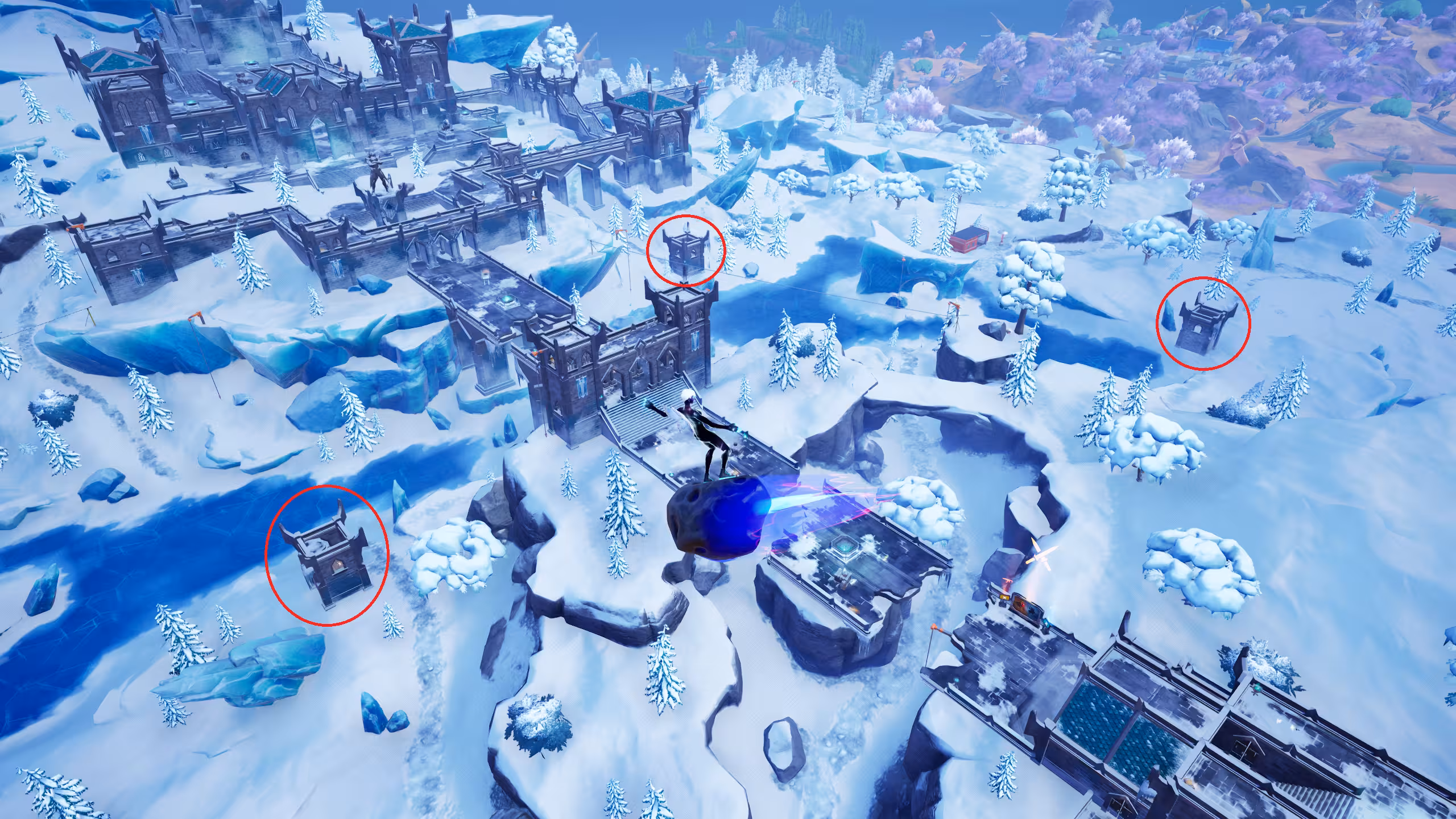 Как открыть секретное хранилище Владыки льда в Застывшем Замке в Fortnite