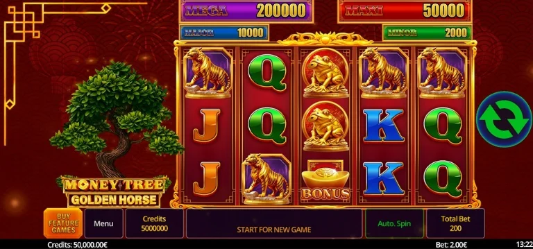 Обзор игрового автомата онлайн Money Tree Golden Horse