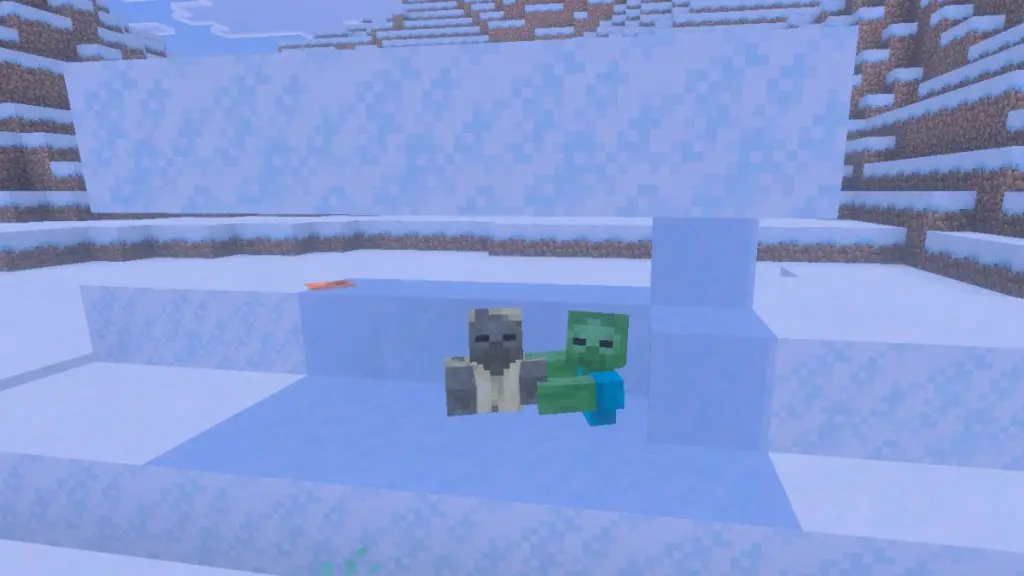 Моб Морозный зомби в Minecraft: где найти, дроп и многое другое