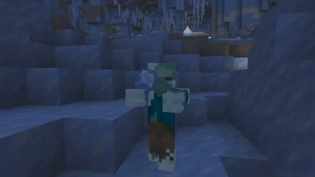 Моб Морозный зомби в Minecraft: где найти, дроп и многое другое